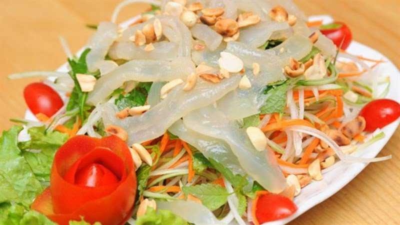 Sứa xào cần tây 1