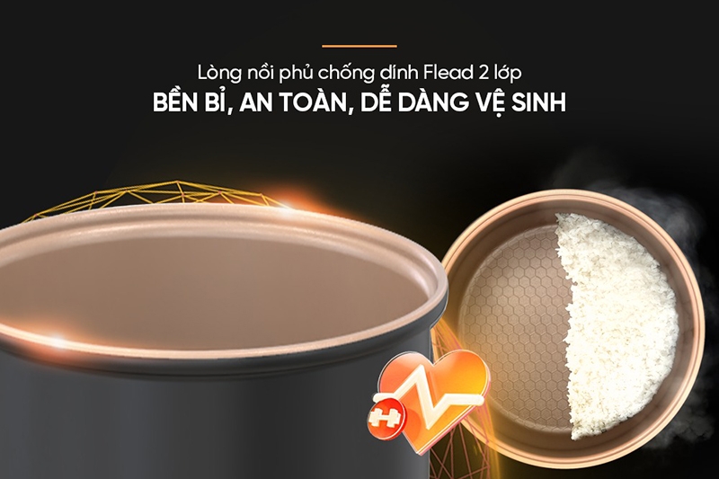 Nồi cơm điện Sunhouse 0.8 lít SHD8201 (Hình 3)