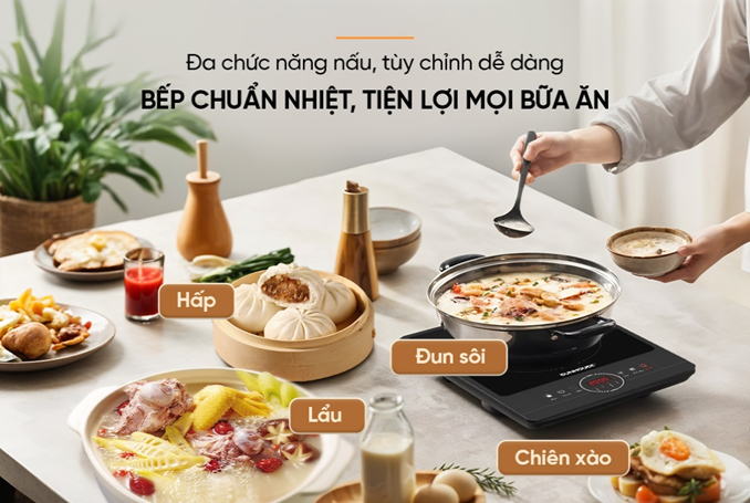 Bếp hồng ngoại đơn Sunhouse SHD6012A 2000W - hình 5