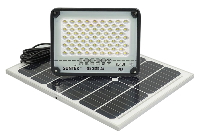 Đèn pha năng lượng mặt trời chống loá Suntek RL-100 16W - hình 1