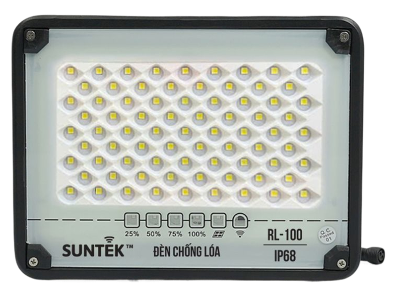 Đèn pha năng lượng mặt trời chống loá Suntek RL-100 16W - hình 2