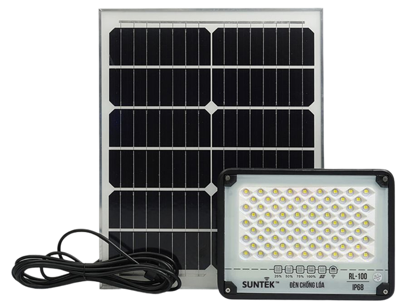 Đèn pha năng lượng mặt trời chống loá Suntek RL-100 16W - hình 4