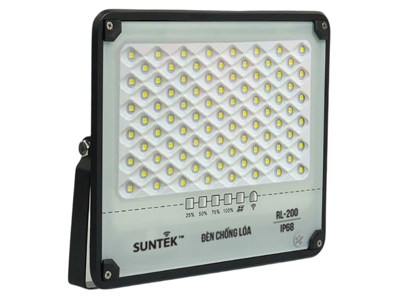 Đèn pha năng lượng mặt trời chống loá Suntek RL-200 18W - hình 1