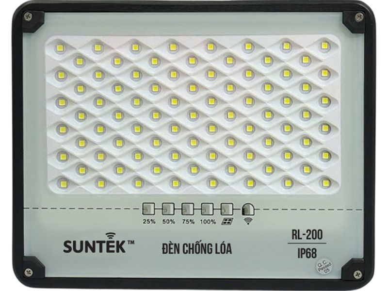 Đèn pha năng lượng mặt trời chống loá Suntek RL-200 18W - hình 3