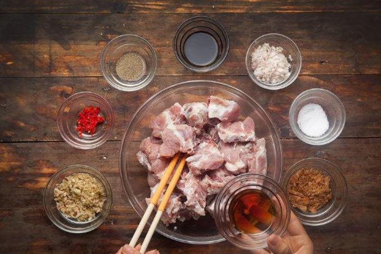 Sườn hầm ngô non 4