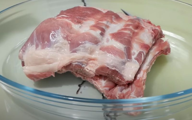Sơ chế sườn bò