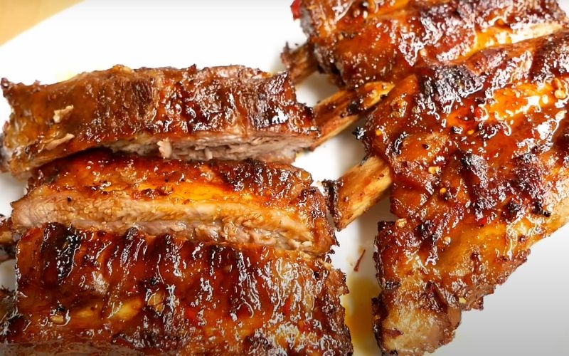 Sườn bò nướng mật ong