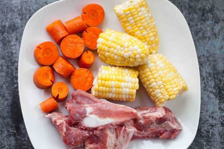 Sườn hầm ngô non 3