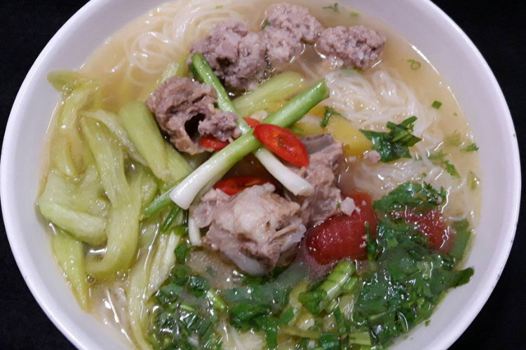 sườn nấu bung hình 2