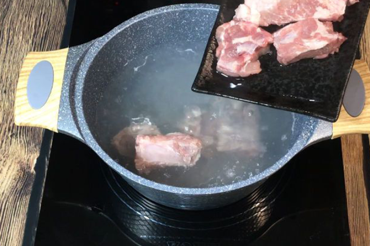 sườn nấu bung hình 3