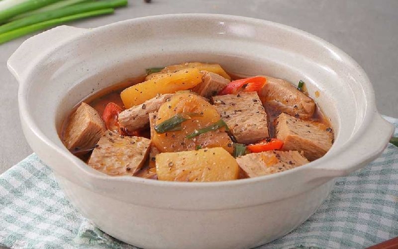 Sườn non chay kho thơm