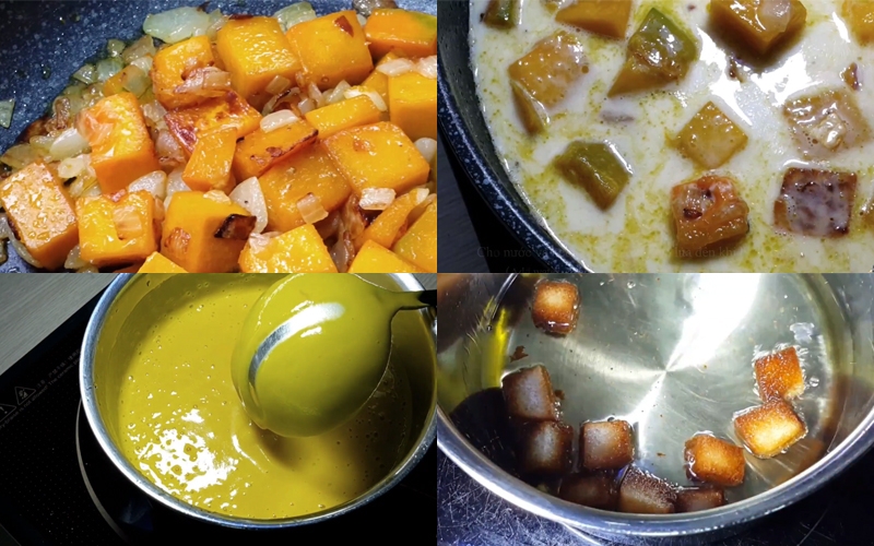 Súp bí đỏ kem tươi ảnh 3