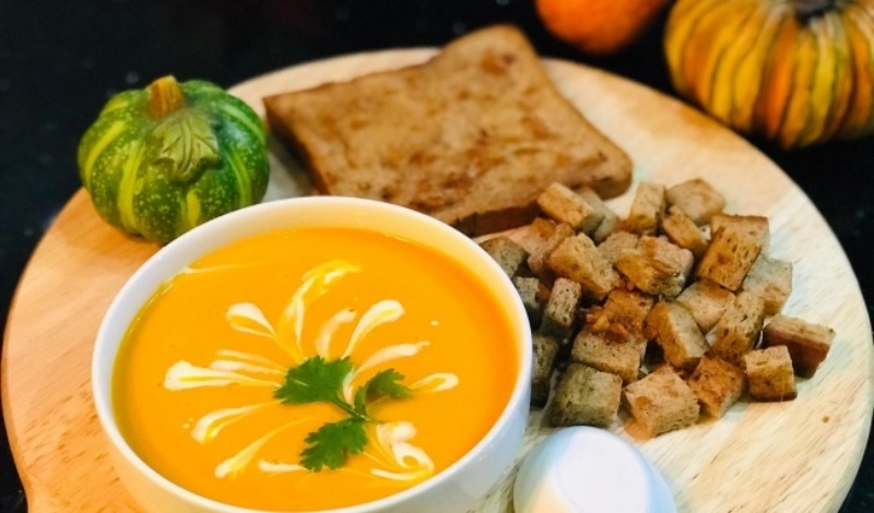 Súp bí đỏ kem tươi ảnh 7