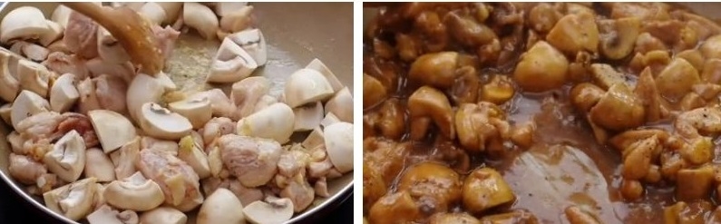 súp gà kem nấm 4