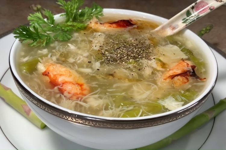 súp măng tây