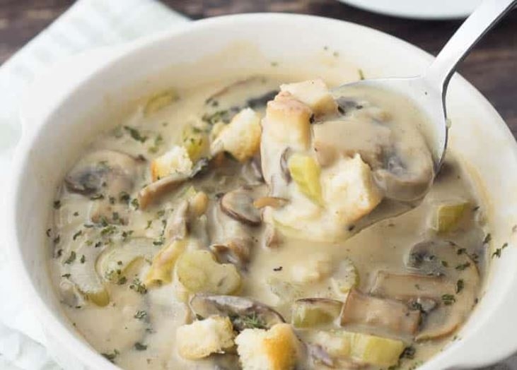 súp nấm cần tây 4