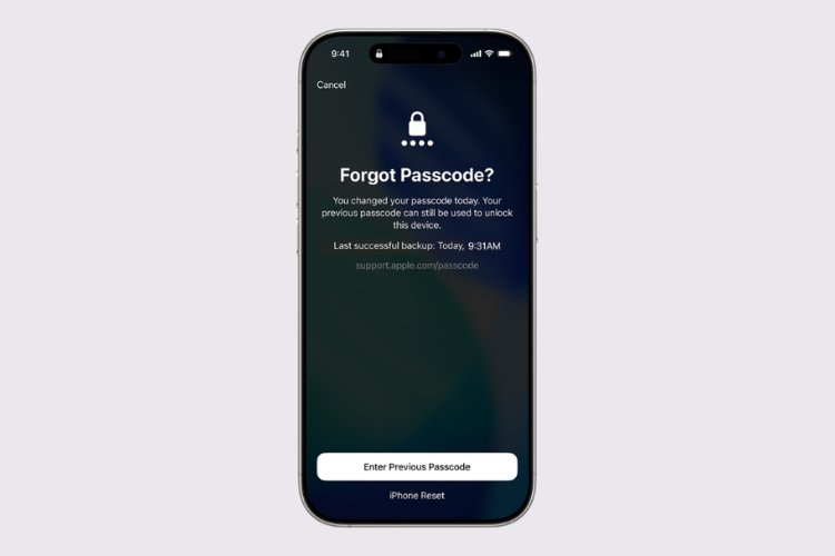 Support.apple.com/iphone/passcode là gì 5