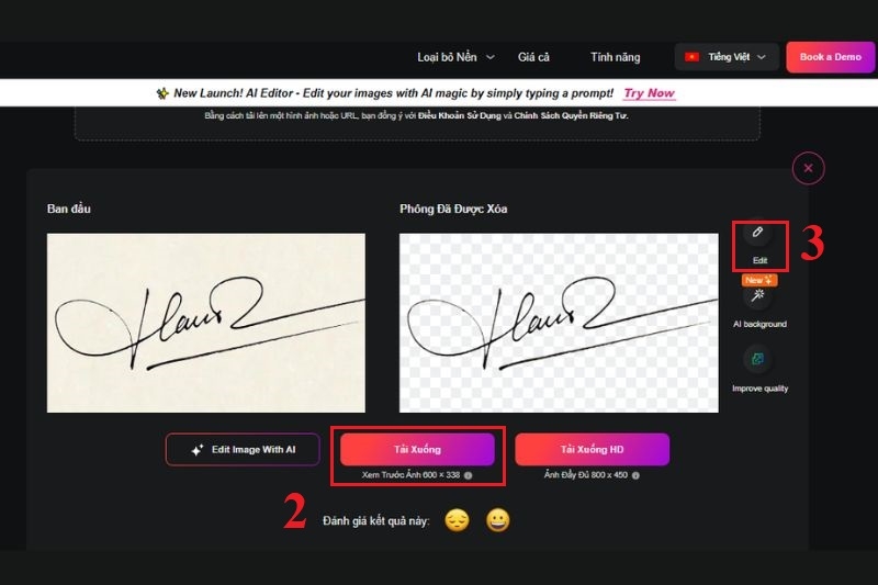 Tách nền chữ ký ảnh 6