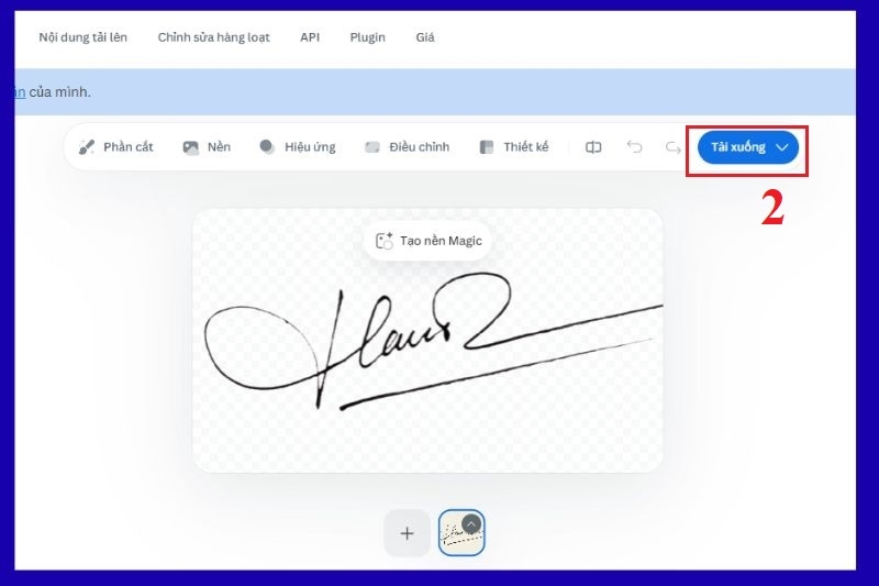 Tách nền chữ ký ảnh 9