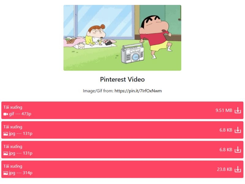 Tải GIF miễn phí Pinterestdownloader.io