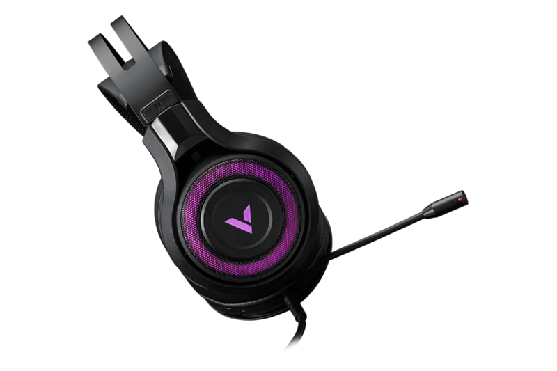 Tai nghe có dây choàng đầu có mic Gaming Rapoo VH520C (hình 4)