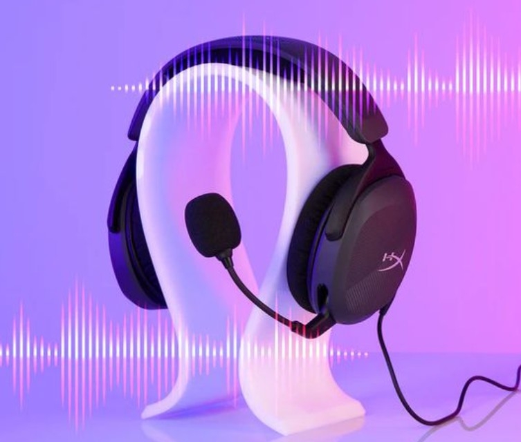 HyperX Cloud Stinger II Core có driver 40 mm, jack 3,5 mm và DTS Headphone cho nhu cầu chơi game tại bàn