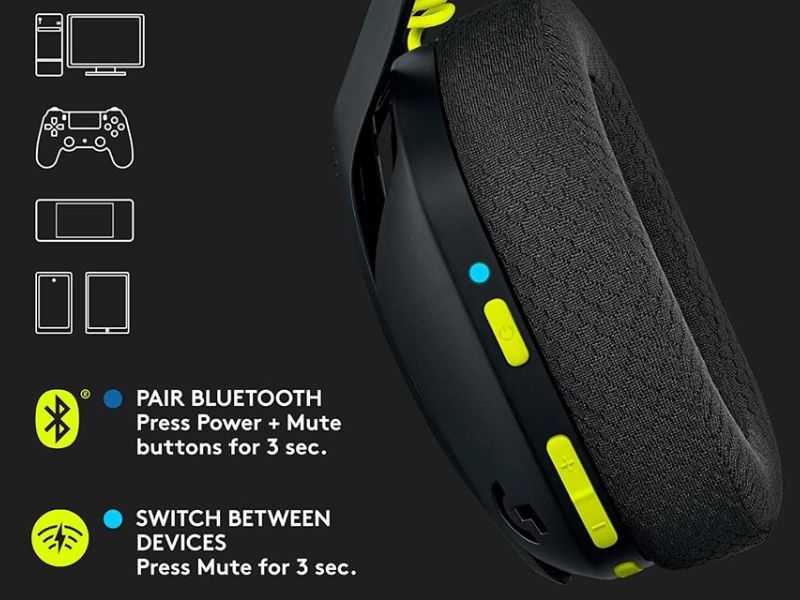 tai nghe Logitech tương thích với nhiều thiết bị