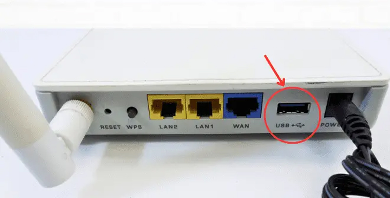 Tại sao router có cổng USB 1