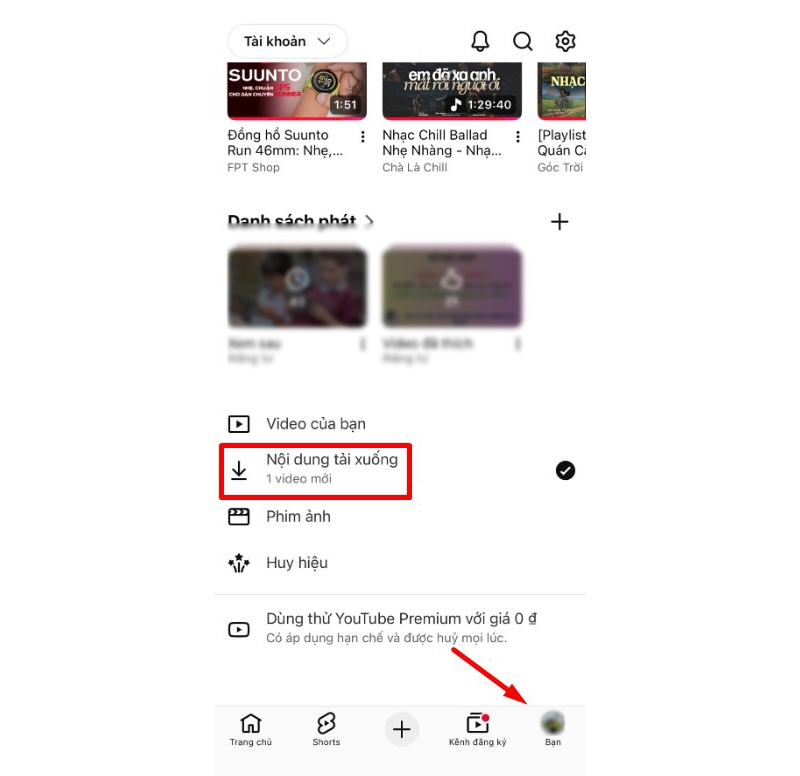 Tải video Youtube để xem ngoại mạng trên iPhone - hình 4