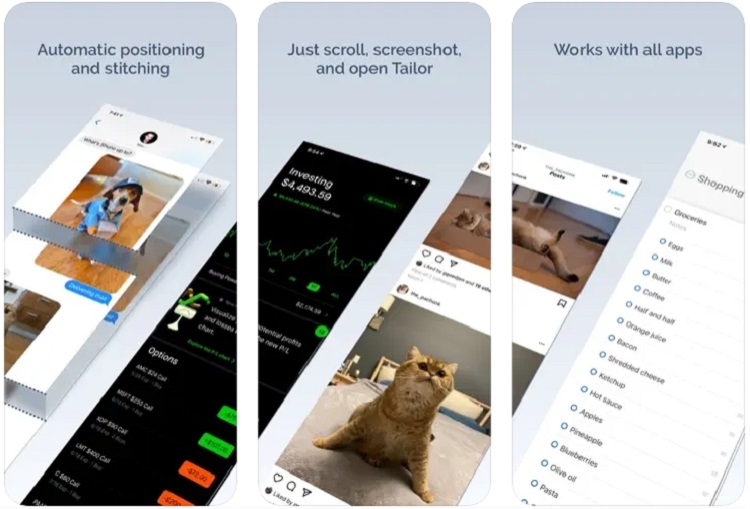 ứng dụng Tailor 12