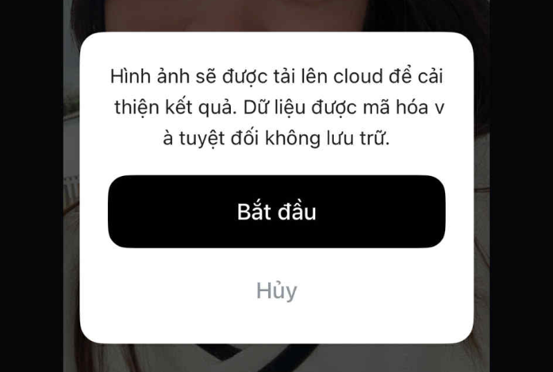 Trend tạo ảnh tuyết bằng Meitu 4