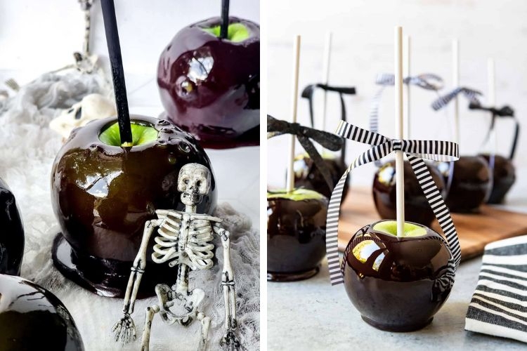 Hướng dẫn làm táo độc bọc đường siêu đơn giản cho bữa tiệc Halloween thêm ấn tượng