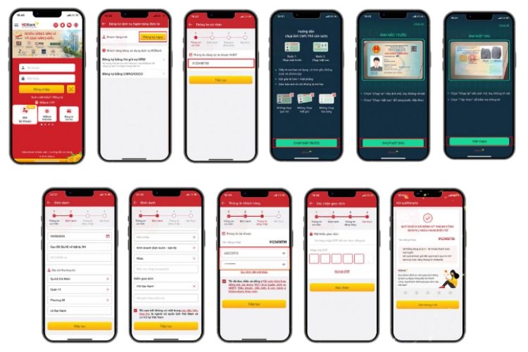 Tạo tài khoản ngân hàng online