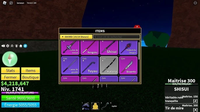 cach nang cap kiem blox fruits