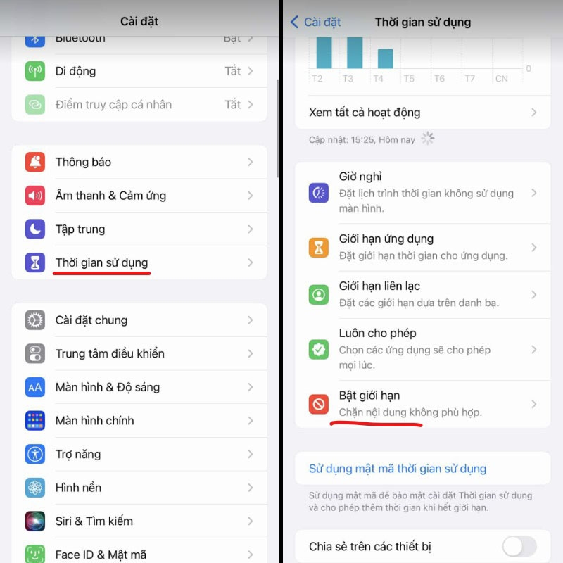 tắt camera màn hình khoá iPhone (hình 3)