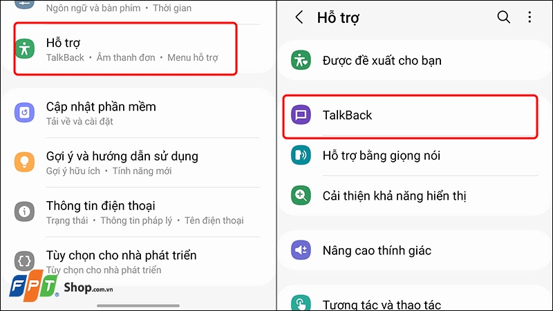 Tắt TalkBack Samsung ảnh 1