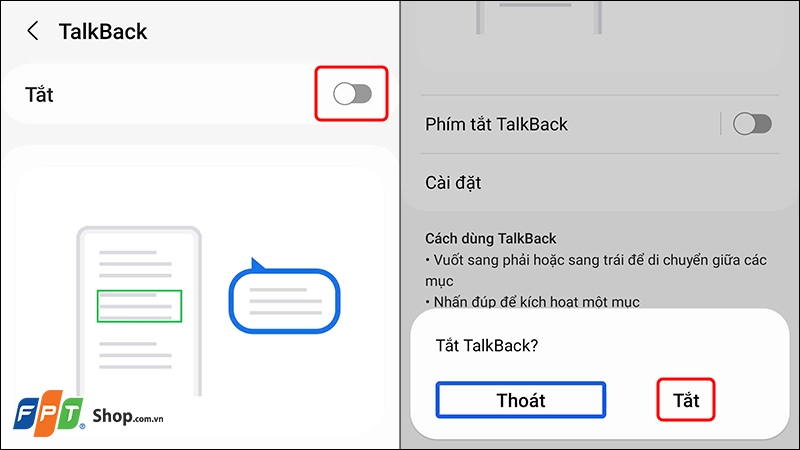 Tắt TalkBack Samsung ảnh 2