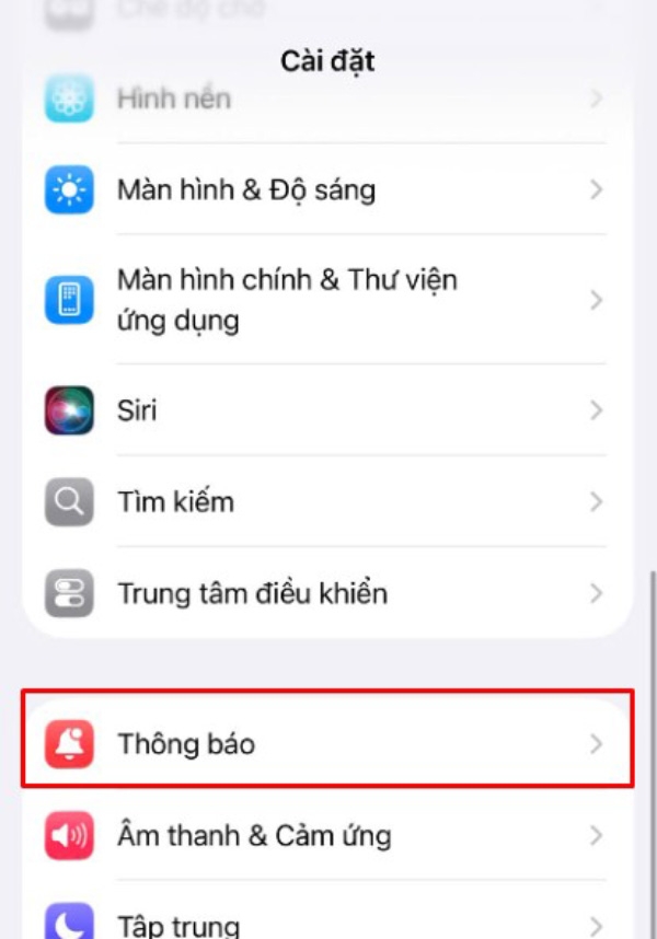 Tắt thông báo Messenger trên iPhone - hình 2