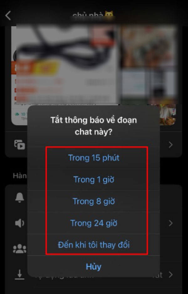 Tắt thông báo Messenger trên iPhone - hình 5