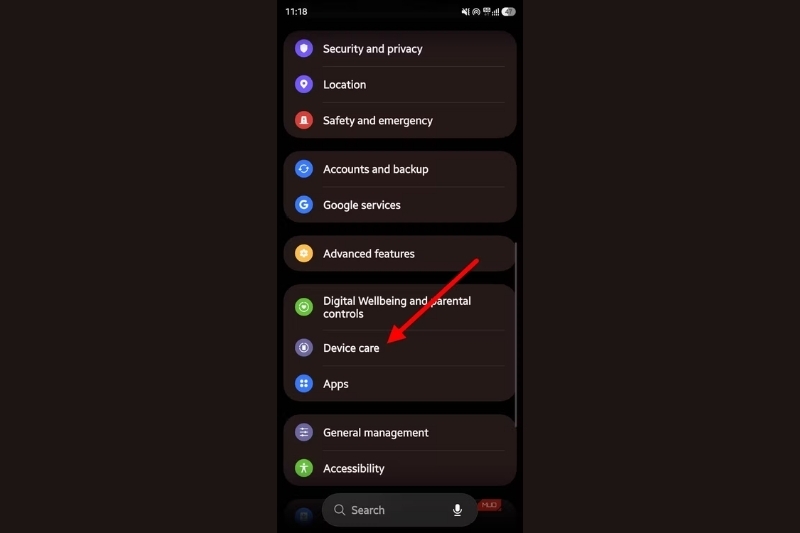 tắt tính năng sạc nhanh Samsung 2