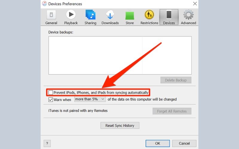 Cách tắt tự động mở iTunes khi kết nối iPhone, iPad