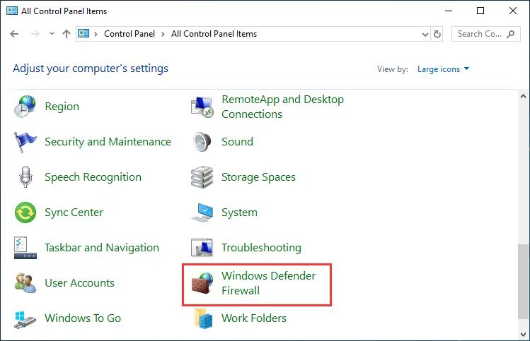 cách tắt tường lửa Windows Defender trên Win 10 - Hình 8