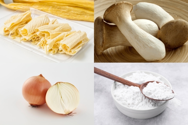 Cách làm tàu hũ ky cuộn nấm đùi gà chiên đơn giản tại nhà