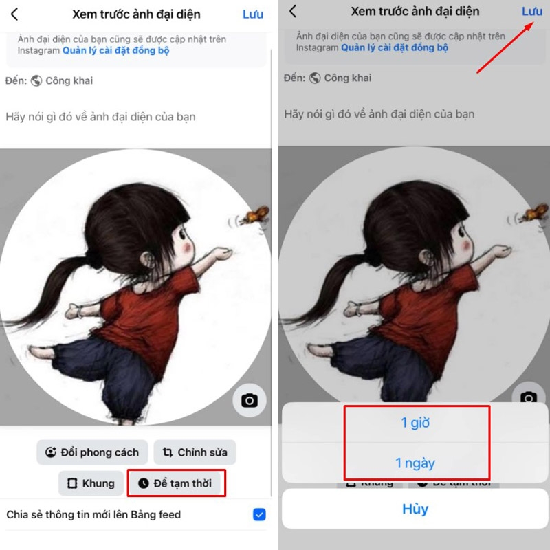 Thay đổi ảnh đại diện tạm thời trên Facebook - hình 6