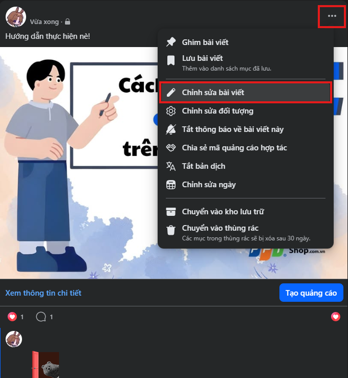 thay đổi ảnh không mất lượt like trên Facebook 1.png
