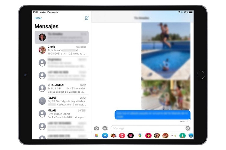 Thay đổi thông báo tin nhắn trên iPad 11