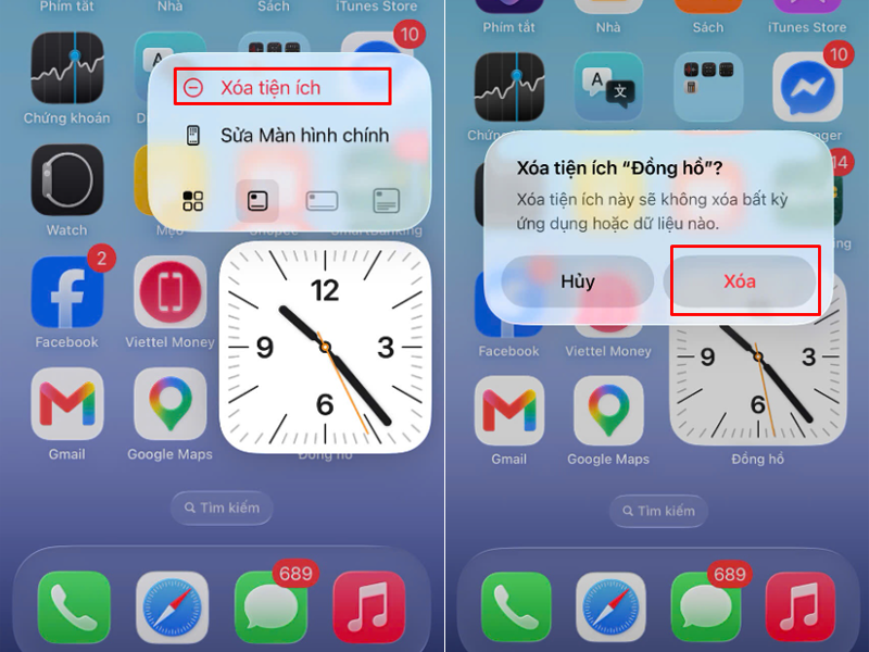 Thay đổi vị trí đồng hồ trên iPhone - hình 12