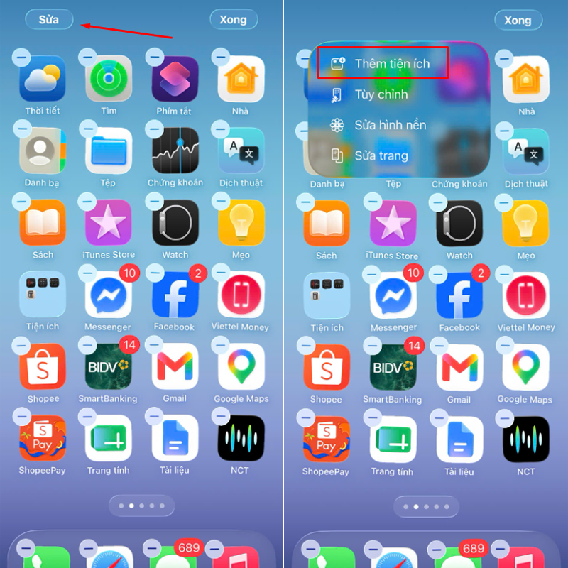 Thay đổi vị trí đồng hồ trên iPhone - hình 2