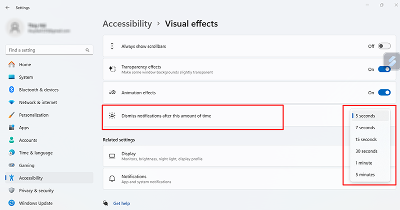 Thay đổi vị trí thông báo Win 11 (hình 6)