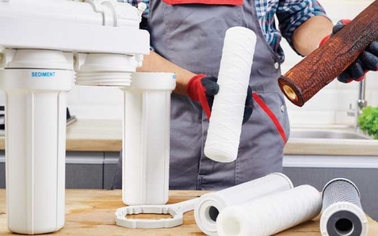 Thay l&otilde;i lọc nước Mutosi (H&igrave;nh 7)